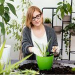 Balcony garden in small apartment