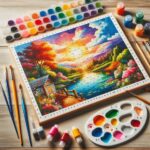 Create Matching Art Sets Using Paint By Numbers Kits