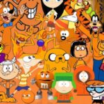 orange cartoon character