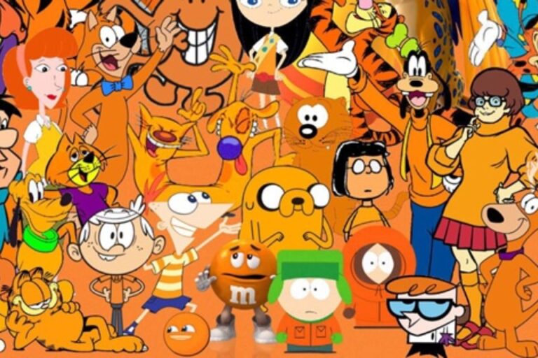 What Are The Most Popular Orange Cartoon Characters? orange cartoon character